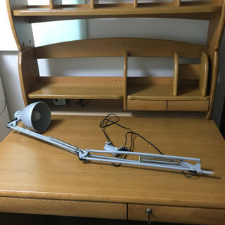 譲り先が見つかりました★美品★ワイドで2段棚の学習机→高校・大学になっても！の画像