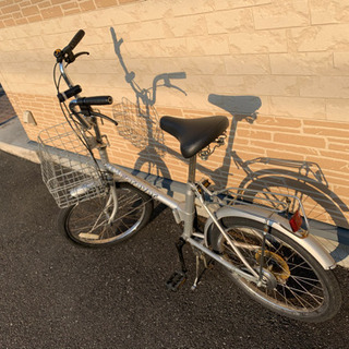 折りたたみ自転車　5段変速付き