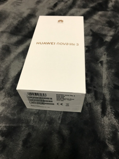 【取引完了】【新品未開封】HUAWEI nova lite3 simフリー 黒