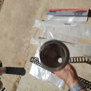 YZ250(5HC3,2000年モデル）フロントフォークスプリング　純正？の画像