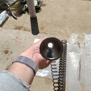 YZ250(5HC3,2000年モデル）フロントフォークスプリング　純正？の画像