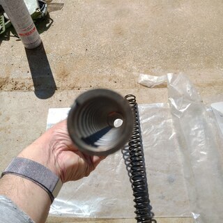 YZ80(4LBE,2000年モデル）フロントフォークスプリング　純正？の画像