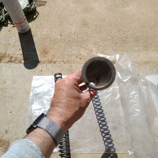 YZ80(4LBE,2000年モデル）フロントフォークスプリング　純正？の画像