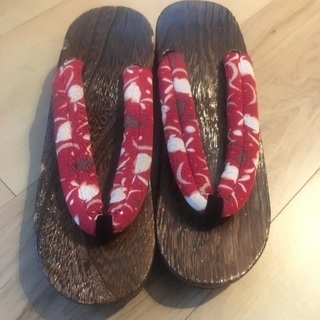 下駄　23-34cm とリバーシブル帯