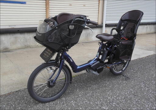 ★★　状態良！【ヤマハＰＡＳ　Ｋｉｓｓ　ｍｉｎｉ】前後チャイルドシート装備の子供２人乗せ仕様！　バッテリー状態も良好な即戦力！　お届け可能です！　★★