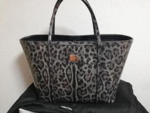 Dolce&Gabbana ヒョウ柄&エナメル　バッグ