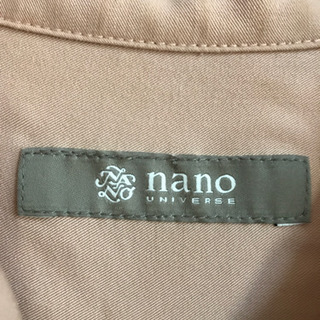 nano universe ハーフジップシャツ Sサイズの画像