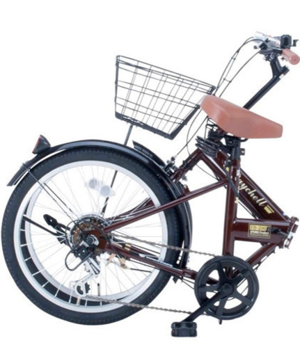 【組立済･未使用】レイチェル折り畳み自転車20インチ