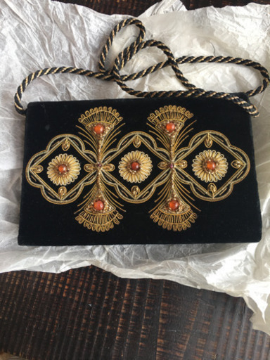 パーティバッグ手刺繍インド製