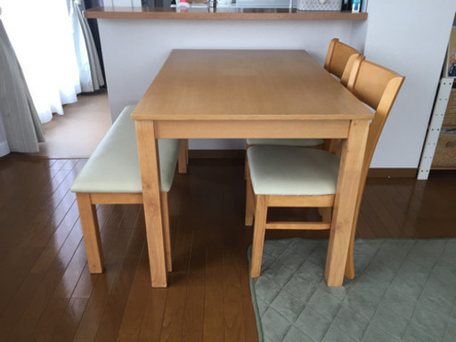 【お取引先決定】ダイニングテーブル＆チェア４点セット