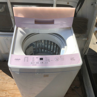 AQUA 2017年製 4.5kg洗い とても綺麗です。