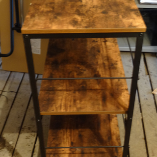 商談中　アメリカンヴィンテージ調 シェルフ ラック 棚 幅90㎝ 札幌市 南区の画像