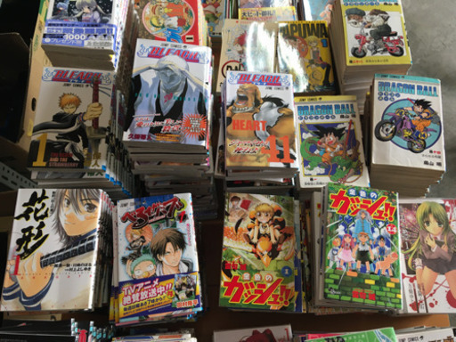 大量漫画コミックBLEACH鋼の錬金術師うえきの法則ガッシュドラゴンボールハヤテのごとく　など