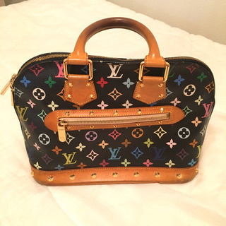 ルイヴィトン アルマ モノグラムマルチカラー ハンドバッグ レザー