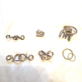 難易度高　知恵の輪　6点セット　おもちゃ　パズル　難解　手品　マジック