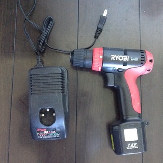 RYOBI 電動工具 ドライバードリル BD-710 充電器 B...