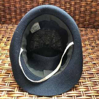 【超美品】コンビミニ 中折れハット 48cm ネイビーの画像