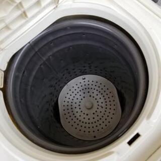職場や工場 屋外使用で  二層式洗濯機　ナショナル 愛妻号40　 NA-W40Ｙ2　動作OK!の画像