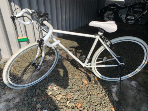 美品！ロードバイク ！白