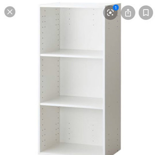 3段カラーボックス2台とゴミ箱！