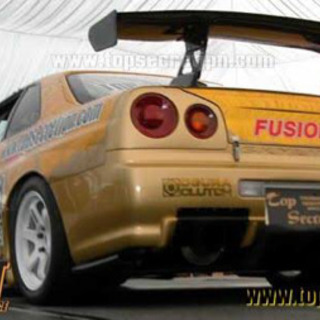 R34用GTウイング　TOP SECRET製