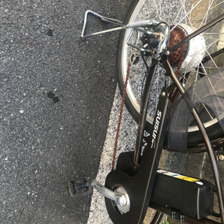 電動自転車　茶色　SUISUIの画像