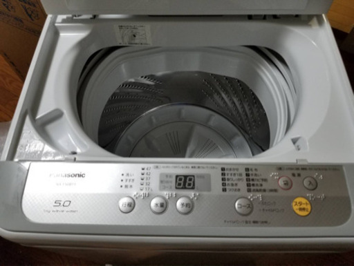 お取引完了商品洗濯機　使用回数5階程度　NA-F50B11-S 