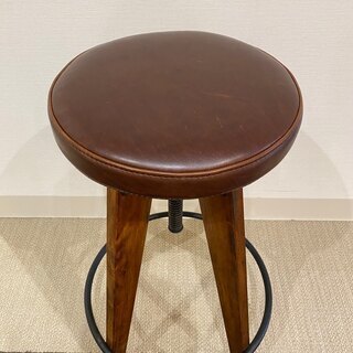 スツール 木製 イス アンティーク風の画像