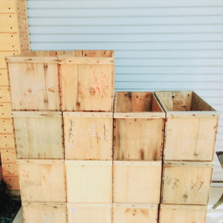 お得 大量 りんご箱 木箱
