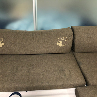 【美品】本日限定価格！ベルメゾン　ディズニーソファ3人掛けの画像
