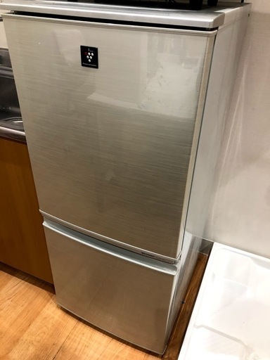 【SHARP】家庭用冷凍冷蔵庫 SJ-PD14X プラズマクラスター＋ナノ低温脱臭触媒