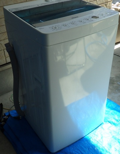 【美品／動作確認済／清掃済】　Haier　ハイアールジャパン　全自動電気洗濯機　5.5ｋｇ　JW-C55A　2017年製　2017年11月頃購入