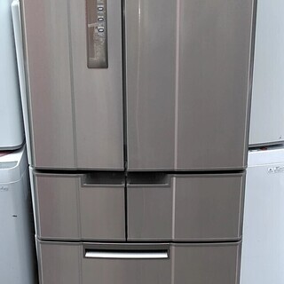 配達設置　冷蔵庫　6ドア　445L　フレンチドア　シルバー系　クレジット払い対応！ 配達設置? 冷蔵庫 6ドア 445L フレンチドア シルバー系