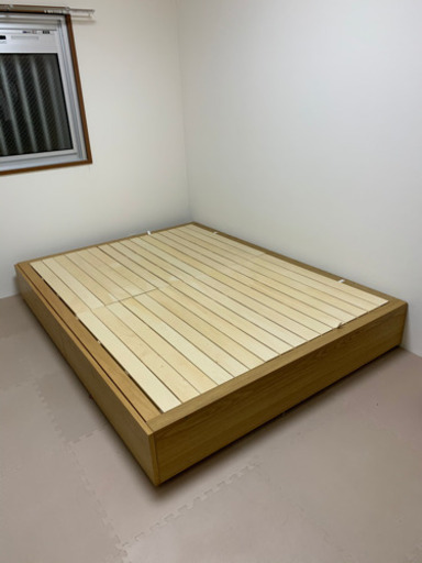 無印良品　収納ベッド（ダブル）