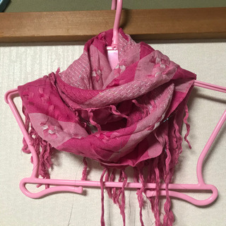 可愛いさくら色スカーフ