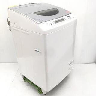 中古 洗濯8.0kg 乾燥4.5Kg 全自動洗濯乾燥機 東芝 ZABOON AW-80SVM 2014年製 自動お掃除搭載 S-DD 6ヶ月保証付き