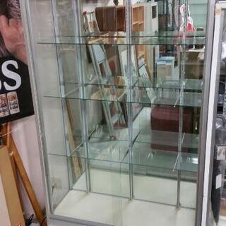 ☆タイムリミットは残り２日！短期取引希望!【中古ガラスショーケースW1200×D480×H2110】