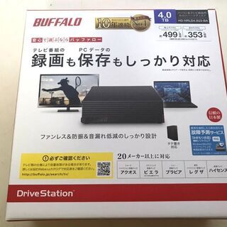 ★新品未開封★バッファロー 4TB 外付けHDD  HD-NRL...