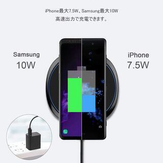 NANAMI Qi急速 ワイヤレス充電器 iPhone 11 Pro/11 XS Max/XS X XR 8 Plus/8 AirPods 2/Pro Galaxy qi対応の画像