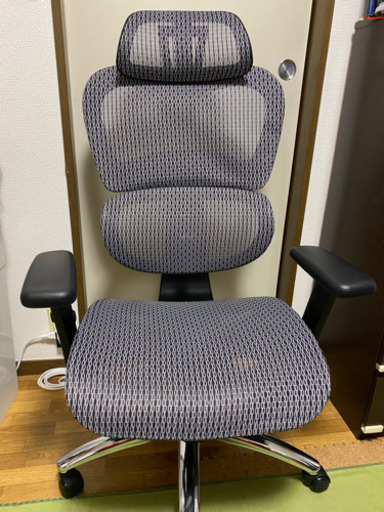 【美品】椅子　オフィスチェア　ハイバックチェア