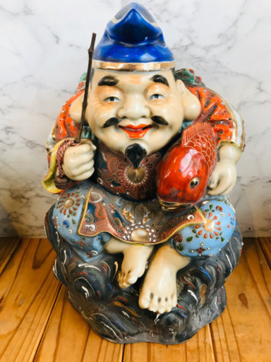 仏像 恵比須天（恵比寿天）置物