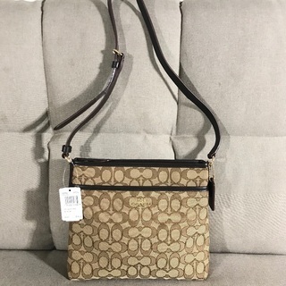 COACH コーチ シグネチャー 斜めがけショルダー クロスボデ...