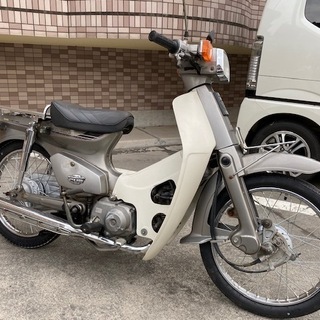 ホンダ　スーパーカブ　カスタム　50　4速　セル付き　シルバー　...