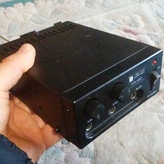 （売れました)トーア　外部スピーカー用拡声器　車載アンプ