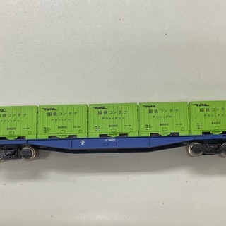 Nゲージのコンテナ車の画像
