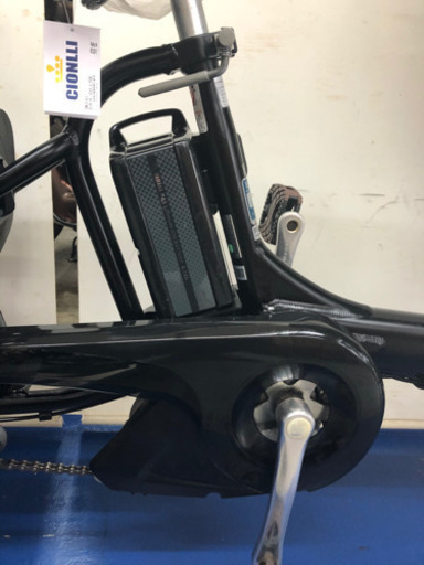 ブリヂストン　アンジェリーノ　20インチ　3人乗り 8.7ah 黒　電動自転車　電動アシスト