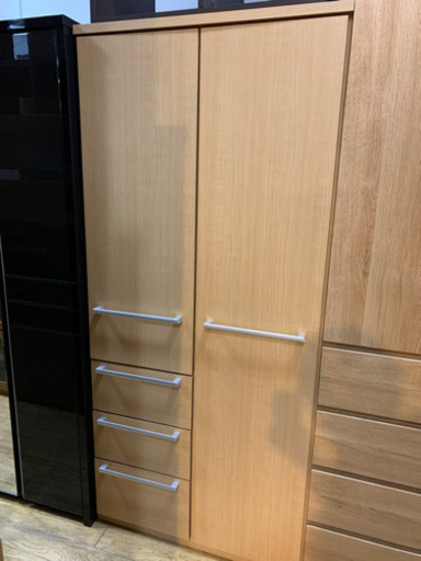 大川家具購入 引き出し収納付 2面クローゼット 大容量