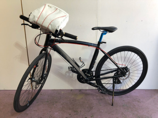 ⚫️⚫️ドッペルギャンガー、ディスクブレーキ、前後、バックつき、極美品、クロスバイク、