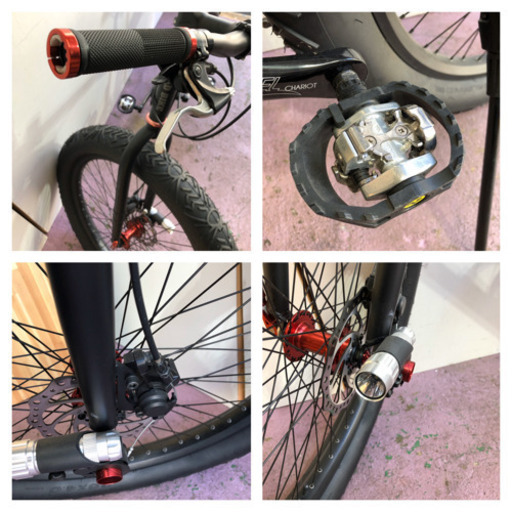 ⚫️⚫️MAD BIKE.ファットバイク、26インチ 新古品！、空気入れ、ホルダー ディスクブレーキ