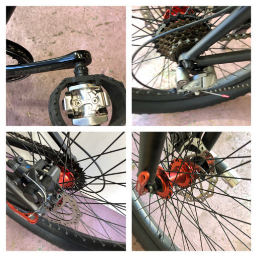 ⚫️⚫️MAD BIKE.ファットバイク、26インチ 新古品！、空気入れ、ホルダー ディスクブレーキ
